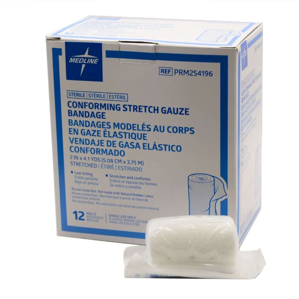 Sterile Conform Stretch Gauze Bandage Cm X M First Aid Market