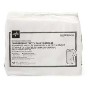 Conform Stretch Gauze Bandage, 10.2 cm x 3.75 m, 12/Pack